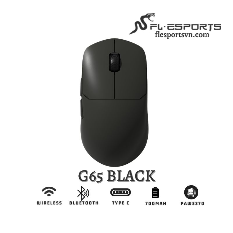 Chuột không dây FL-Esports G65 Black 1
