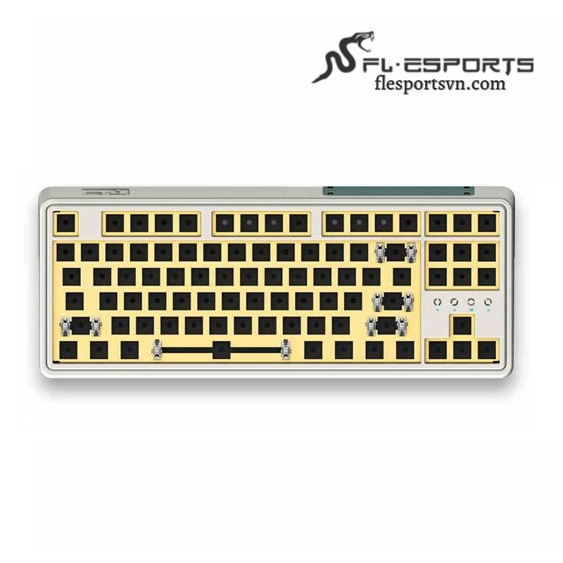 Kit bàn phím cơ FL-Esports CMK87 White