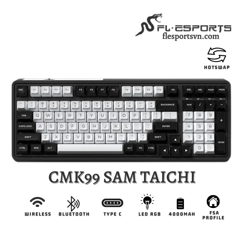 Bàn phím cơ FL-Esports CMK99 SAM Taichi 1