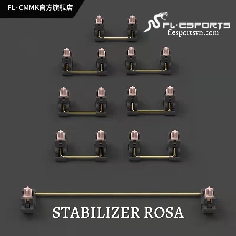 Bộ stabilizer FL-Esports Rosa Plate Mount 1