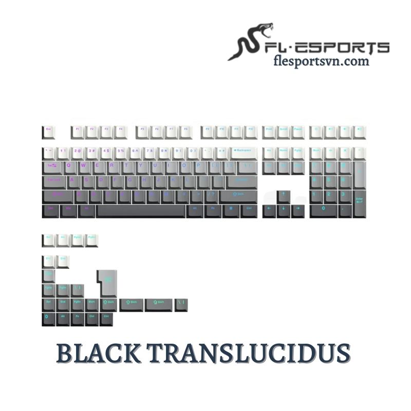 Keycap FL-Esports Black Translucidus 1