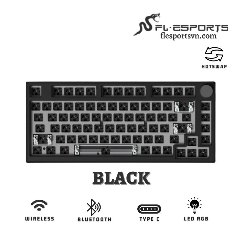 Kit bàn phím cơ FL-Esports MK750 Black 1