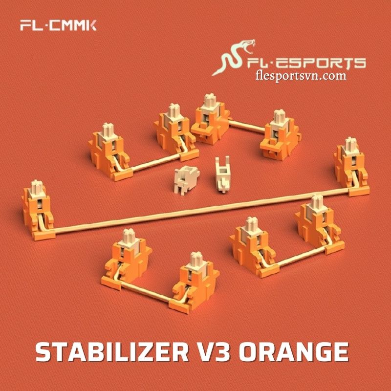 Bộ stabilizer FL-Esports Orange v3 Plate Mount 1