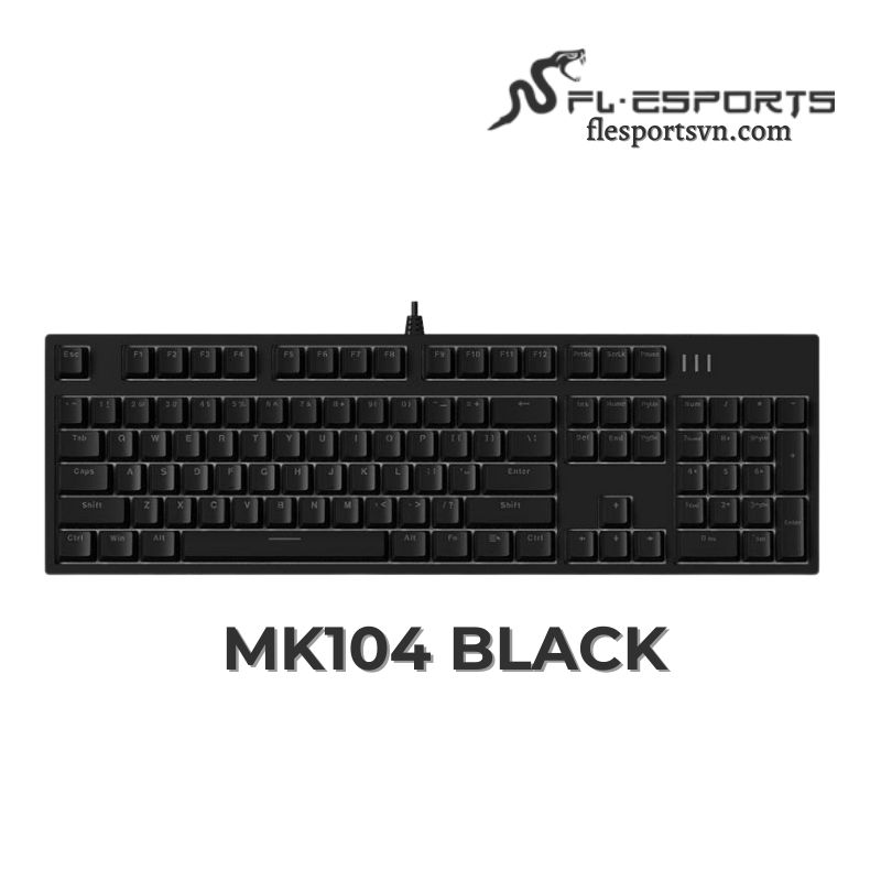 Bàn phím cơ FL-Esports MK104 Black 1